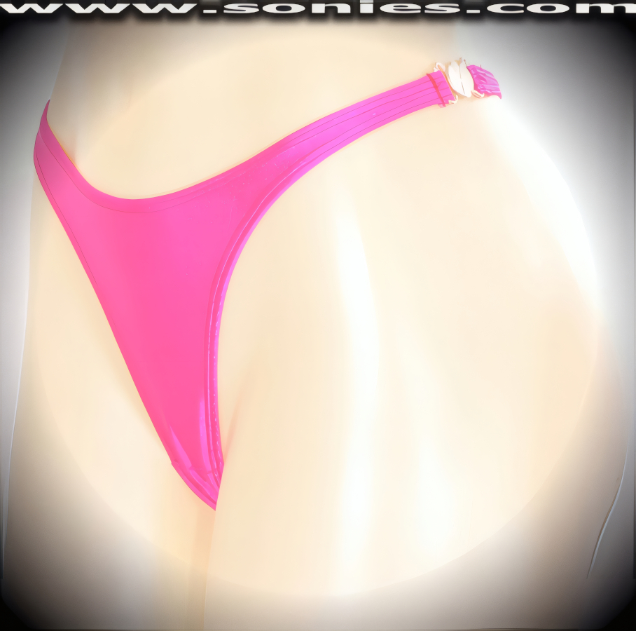 Make a sexy splash in this bombshell adult performer's low-rise Annapurna scoop front stretch Lycra center stage dance wear thong back bottom with lined crotch detailing, plus side clasp closures for off and on ease finally. Crafted using quality 4 way stretch Lycra fabric to trace your bodies contour and ensure a great fit (15% Lycra, 85% Nylon exclusive of trim. Hand wash cold and drip dry, no bleach). It pairs beautifully with any number of risqu� tops. May be worn with stiletto heel shoes to create a phenomenal look. This style is perfect for stage, bedroom performance, life style events, pride week, monthly play parties, fetish events, adult alternative lifestyle gatherings, bachelor parties and gentleman's clubs.   Style: 522A