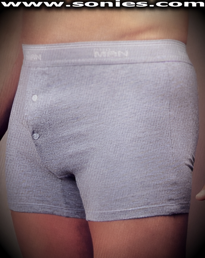 Men's Supple 100% Cotton Athletic Boxer with Easy Access Button Front Closure. These trunks have just the right amount of supportive stretch for working out or everyday wear (2 per pack).     Style: PROMAN2