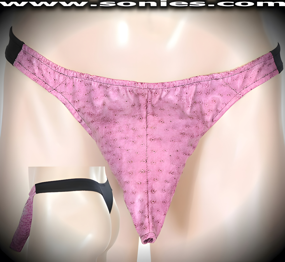 Men's Freedom Extender Moon Surface Print Patent Leather Dance Wear Thong. Exquisitely designed with Front Shaft Opening plus Stretch Lycra Back to Provide just the right amount of stretch for a Comfortable Body-Hugging and Supportive Fit. Remarkable and sexy-looking for all those special occasions.   Style: SHR-550J