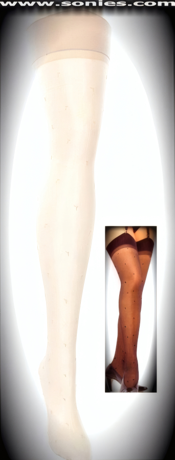 Destined for Stardom in this Plus Size Christian Dior, Diorvogue Cadence Ultra Sheer Thigh High Stockings with Invisible Supertoe Sandal Foot Detail Finish. Can be worn in conjunction with your favorite Garter Belt (100% Nylon exclusive of trim. Hand wash cold and drip dry, no bleach).   Style: 5648CDQ