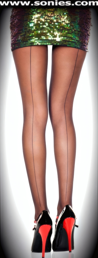 A Dicey Time Awaits You in this Attractive Ladies Fashion Sheer to Waist Pantyhose with Eye-Captivating Back Seam Detail Finish. Single Seam Design with Sandal Foot Finally. Special yarns provide silky sheerness to leave you free and feeling beautiful. Ideal for days and evening (100% Nylon, exclusive of trim. Hand wash cold and drip dry. Do not bleach).    Style: 820CP
