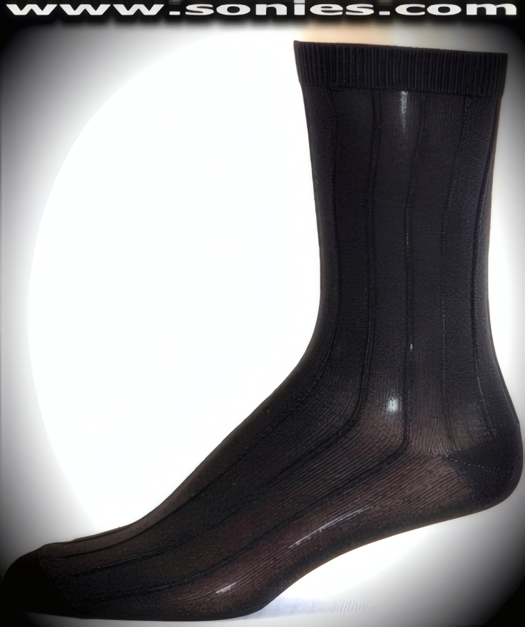Our SC� Stretches Fine Semi Sheer Fashion Gentlemans Dress Socks with Vertical Strand Design (5% Lycra, 70% Rayon, 25% Nylon/Reinforced Toe and Heel).   Style: AL-AD11M