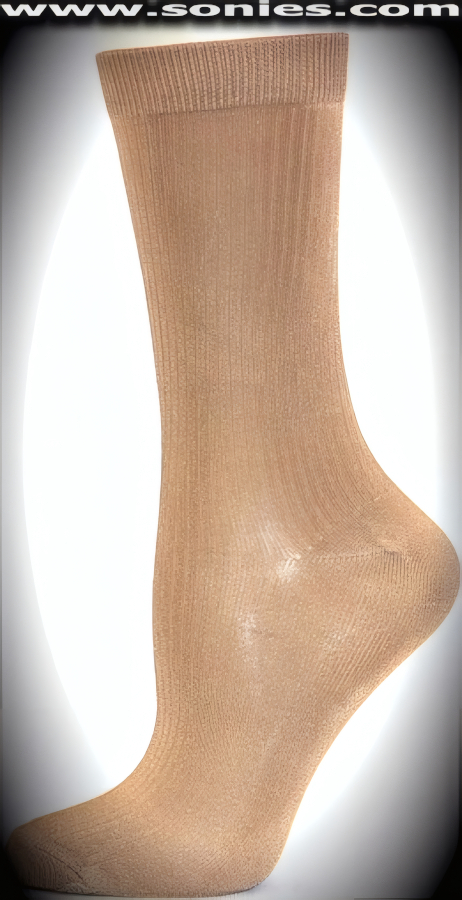 SC� Stretches Fine Semi Sheer Chic Women's Dress Socks with Ultra Fine Strand Design (5% Lycra, 70% Rayon, 25% Nylon/Reinforced Toe and Heel).   Style: AL-AD19