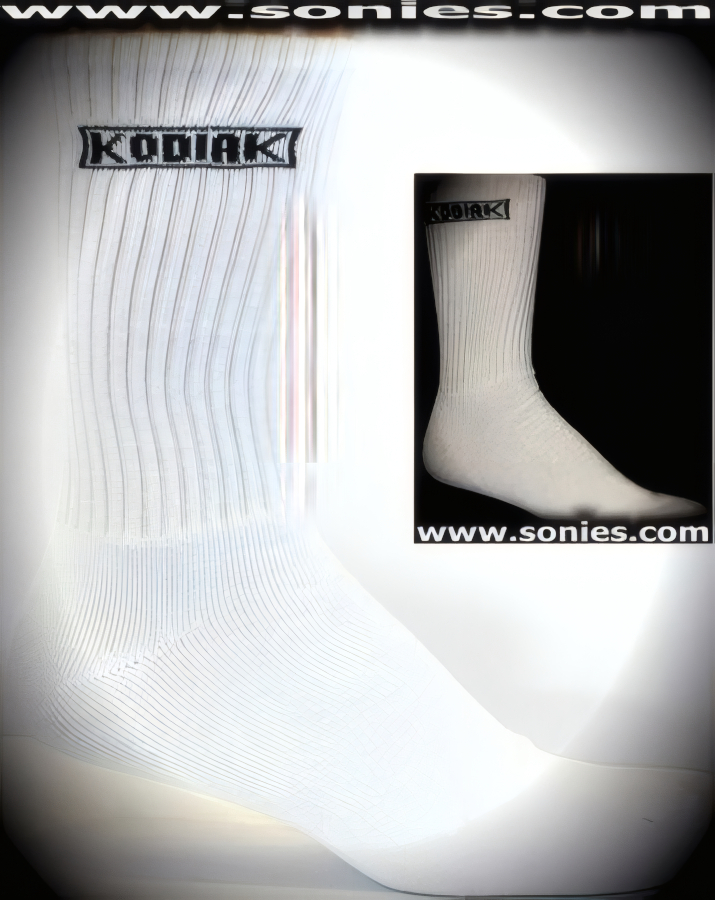 Men's Sensational Kodiak Branded Athletic Soft Cotton Socks (80% Cotton, 3% Spandex, 17% Nylon).   Style: CA07524