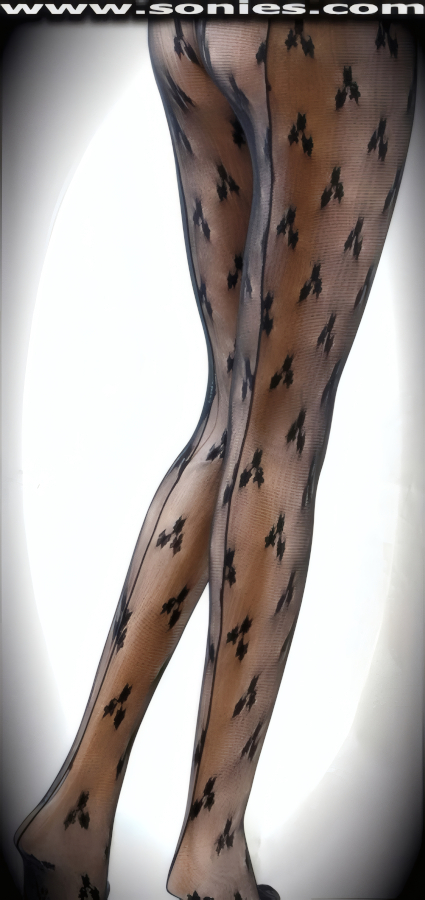 Express yourself in a unique way in these magnificent CAMEO contemporary motif design silky soft stretch fine mesh pantyhose with beguiling back seam. Single seam with sandal foot finally. These pantyhose are designed without a reinforced panty and have a 100% cotton lined gusset, which makes this garment more comfy. Adds a fresh new look to your wardrobe. Silky Soft Yarn let�s Skin Breathe So Legs Feel Fabulous. This style is suitable for evening wear, day wear, special occasions and club wear (100% Nylon, exclusive of findings. Hand wash cold and drip dry. Do not bleach).   Style: CAMEO1482