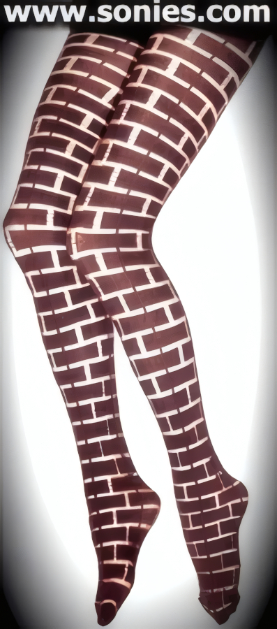 A passionate blend with prevailing sex appeal in these Vogue opaque and sheer Brick Wall pattern tights with single seam and sandal foot finish (100% Nylon). These tights are designed without a reinforced panty and no lined gusset, which makes this garment more comfy. Elasticized waistband can be positioned low or high on the hips. Adds a fresh new look to your wardrobe. Conforms to your curves for a sleek comfortable fit. This style is suitable for Evening Wear, Day Wear, Special Occasions and Club Wear.   Style: HOQ-7160