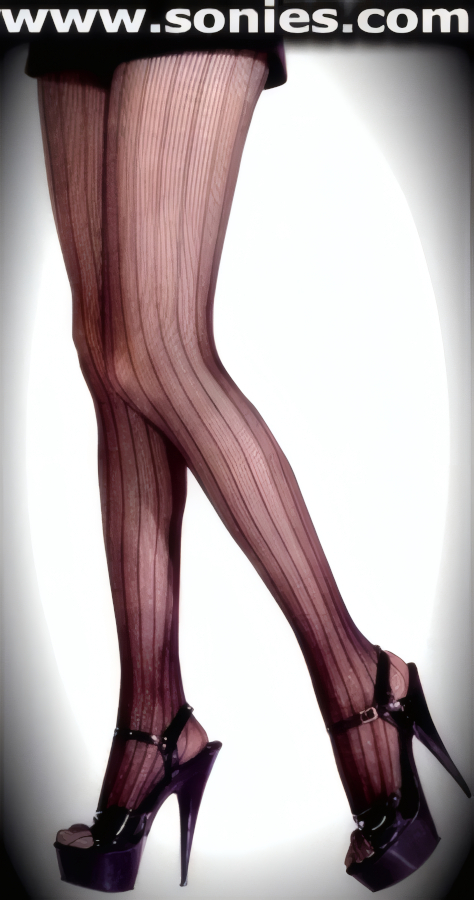 Slip into these seductive and beautifully engineered Savage striped stretch fishnet pantyhose. Crafted with a single seam and sandal foot finally. Elasticized waistband can be positioned low or high on the hips. Adds a fresh new look to your wardrobe (100% Nylon, exclusive of findings. Hand wash cold and drip dry. Do not bleach). Conforms to your curves for a sleek comfortable fit. This style is suitable for Eveningwear, Daywear, Special Occasions and Club Wear.   Style: HOQ-9622