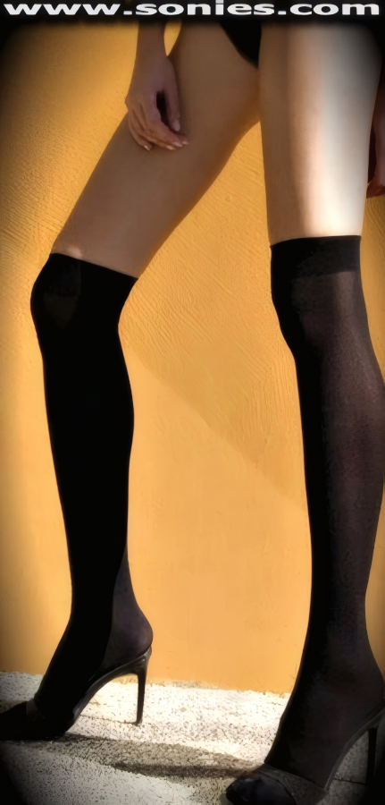 Hip and Provocative in these Wonderfully Distracting Crocodylus Opaque Over the Knee Stockings. Want the look of opaque tights from just above the knee down? Then just slip into these fabulous Nylon opaque over the knee highs (100% Nylon). An excellent alternative to basic sheer knee-highs, these opaque hosiery pair well with long skirts, miniskirts and trousers.   Style: KL747