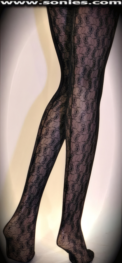 Business as usual is no longer an option in these magnificent Xenophon motif lace patterned pantyhose with eye-captivating back seam. Single seam with sandal foot finally. These pantyhose are designed without a reinforced panty and have a 100% cotton lined gusset, which makes this garment more comfy. Adds a fresh new look to your wardrobe. Silky Soft Yarn let�s Skin Breathe So Legs Feel Fabulous. This style is suitable for evening wear, day wear, special occasions and club wear (100% Nylon exclusive of trim. Hand wash cold and drip dry, no bleach).   Style: MOTIF