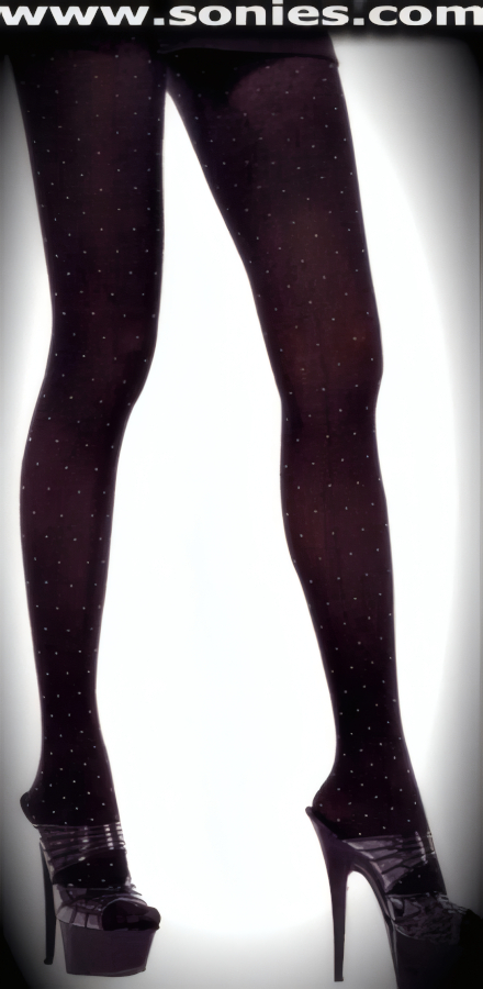 Every Move You Make is Sure to Thrill in these Fashion Casanova Spotted Tights. Single seam with sandal foot finally. Adds a fresh new look to your wardrobe. Conforms to your curves for a sleek comfortable fit. This style is suitable for Eveningwear, Daywear, Special Occasions and Club Wear (60% Nylon, 40% Poly).   Style: P-40