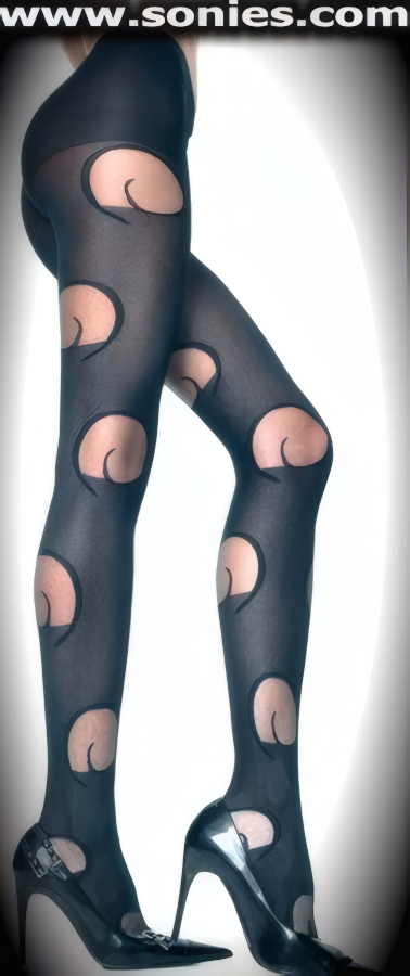 Badly behave in these utterly tempting opaque with dramatically sheer rear cheeks design tights. Single Seam Design and Sandal Foot Finally. Leg lovers everywhere will take notice when you step out in these sleek comfortable fit, quality nylons. Made from durable, run-resistant nylon (100% Nylon, exclusive of trim. Hand wash cold and drip dry. Do not bleach). These tights are designed without a reinforced panty and no lined gusset, which makes this garment more comfy. Elasticized waistband can be positioned low or high on the hips. Adds a fresh new look to your wardrobe. Conforms to your curves for a sleek comfortable fit. This style is perfect for stage, life style events, pride week, monthly play parties, fetish events, adult alternative lifestyle gatherings, bachelor parties, club wear, nightclubs, dance clubs and gentleman's clubs.   Style: P-41