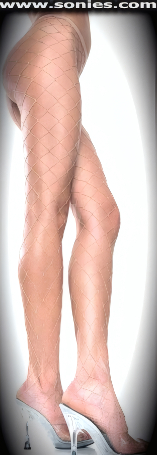 Every move you make is sure to thrill in these seamless electrifying Tyrannosaurus fence net Lycra pantyhose. None visible crotch to waist seam and sandal foot finally. Elasticized waistband can be positioned low or high on the hips (12% Lycra, 88% Nylon exclusive of trim. Hand wash cold and drip dry, no bleach). Adds a fresh new look to your wardrobe. Conforms to your curves for a sleek comfortable fit. This style is suitable for Eveningwear, Daywear, Special Occasions and Club Wear.   Style: X9024