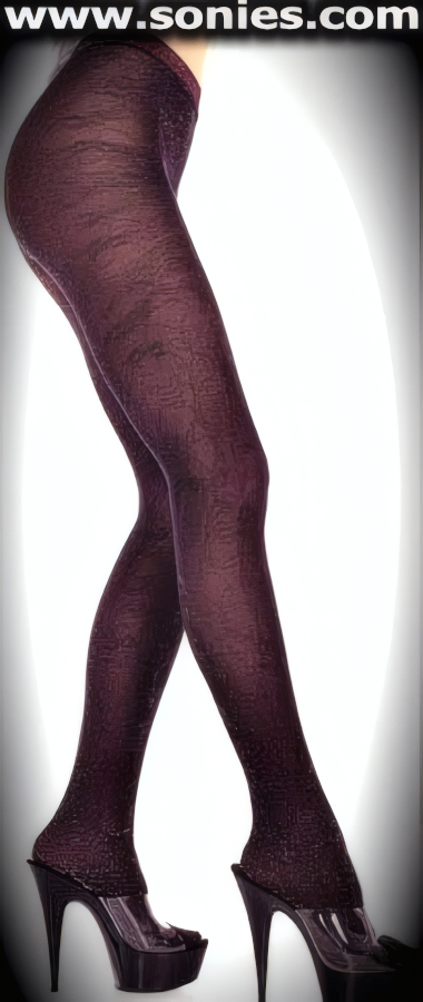 Set legs a shimmer with every step in these dramatic Spanish Orestes lace opulent glitter lurex fashion tights (35% Lurex Metallic, 65% Nylon). Single seam with sandal foot finally. These tights are designed without a reinforced panty and no lined gusset, which makes this garment more comfy. Elasticized waistband can be positioned low or high on the hips. Adds a fresh new look to your wardrobe. Conforms to your curves for a sleek comfortable fit. This style is perfect for stage, life style events, pride week, monthly play parties, fetish events, adult alternative lifestyle gatherings, bachelor parties, club wear, nightclubs, dance clubs and gentleman's clubs.   Style: XG-1