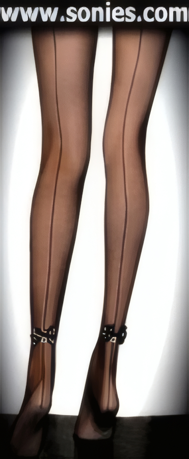 Burn His Desire in these spectacular ladies Oh Se�orita ultra sheer pantyhose with beguiling back seam. sweetened with pearl accent and glittery lace bow appliqu� (100% Nylon, exclusive of trim. Hand wash cold and drip dry. Do not bleach). Single seam with sandal foot finally. These pantyhose are designed without a reinforced panty and no lined gusset, which makes this garment more comfy. Elasticized waistband can be positioned low or high on the hips. Adds a fresh new look to your wardrobe. Conforms to your curves for a sleek comfortable fit. This style is suitable for evening wear, day wear, special occasions and club wear.   Style: YOFFI988BSL