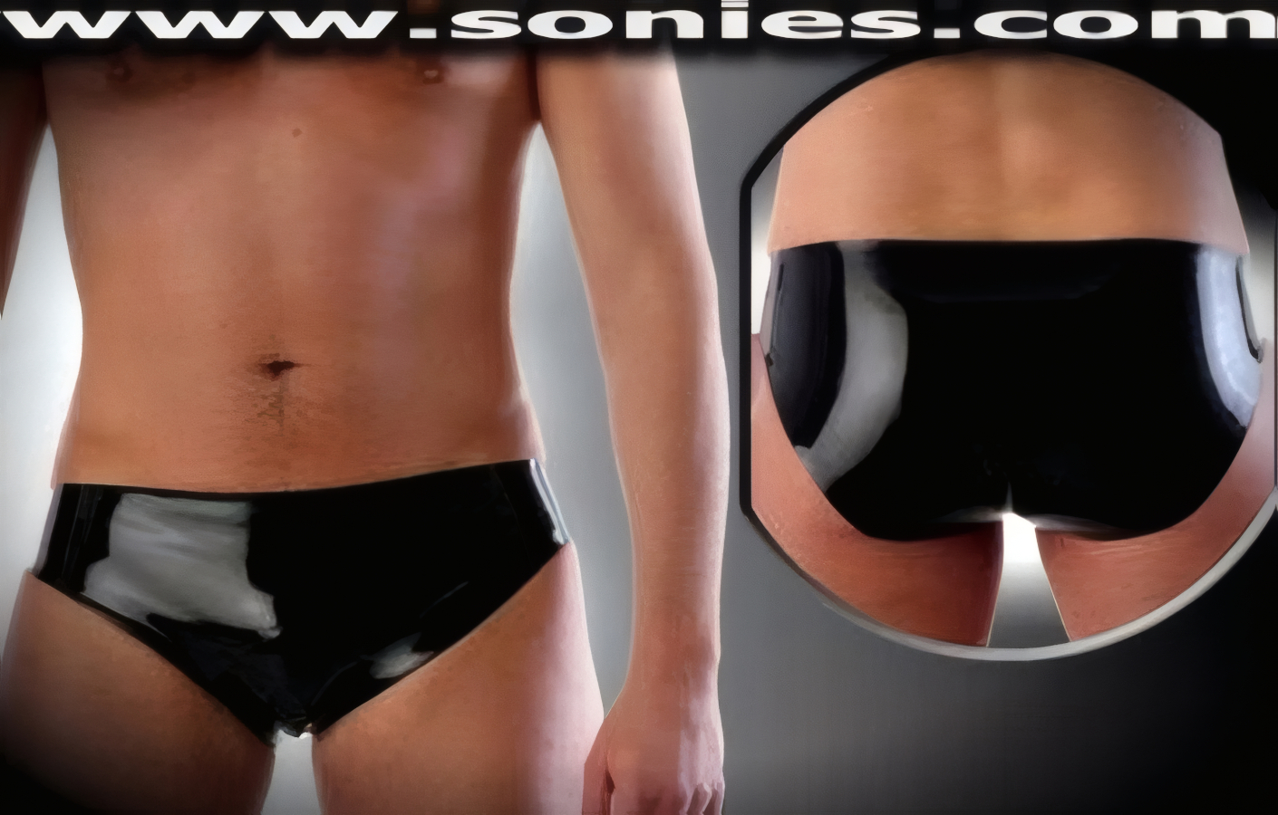 You'll Cause a Commotion in these Phoenician men's latex brief. Made in Denmark from 100% pure natural rubber. All Saxenfelt products are dip molded to obtain it's seamless surgical quality. Before attempting to put the garment on, use  talc powder on the inside or as an alternative, you may also use any latex friendly lubricant. Pull on gently, taking care that fingernails do not snag the material. Also, remove all jewelry, watches, etc. before wearing the garment as these may tear. Polish with a soft dry lint-free cloth. Wash gently before and after use with warm soapy water, rinse thoroughly. Hang dry and use talc powder to prevent the latex from sticking to itself after garment is completely dry. Always store your latex clothing at room temperature as cold will make the material less supple. Avoid lengthy exposure to ultra violet light as this will cause deterioration. Real latex can be damaged by polishes that contain petroleum distillates (like using Vaseline on condoms).
<ul><li>Seamless</li>
<li>Anti-allergic</li>
<li>Phthalate free</li>
<li>Medically tested</li>
<li>BGA/FDA approved</li></ul>   Style: SAX203