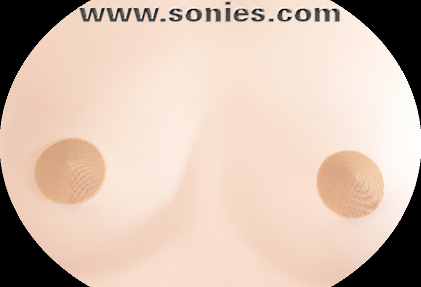 Just enough coverage in these 50 Cent Size Pasties to pass inspection, but yet leaving you looking very sexy indeed (Glue Included).   Style: MP51