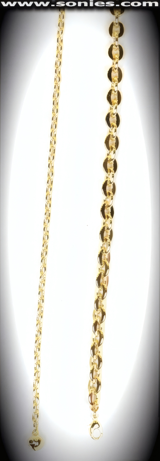 Dress like a Star in this Ladies Oval Link Stunning Belly Chain with Round Bell Tip Detail Finish. Beautifully worn alone or with charms. Secure and attractive Lobster Claw Clasp can be placed in any of the links to adjust the position of the chain. 39-Inch Length.   STYLE: BC-005R