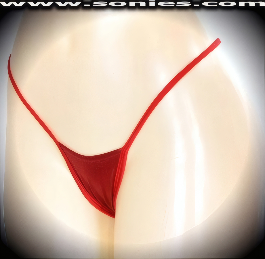Extraordinary Achaea stretch liquid Lam� Lycra center stage micro dance wear bottom with lined crotch and thong back detail finish (15% Lycra, 85% Nylon exclusive of trim. Hand wash cold and drip dry, no bleach). It pairs beautifully with any number of risqu� tops. May be worn with stiletto heel shoes or boots to create a phenomenal look. This style is perfect for stage, bedroom performance, life style events, pride week, monthly play parties, fetish events, adult alternative lifestyle gatherings, bachelor parties, club wear, nightclubs, dance clubs and gentleman's clubs.   Style: MTHONG21