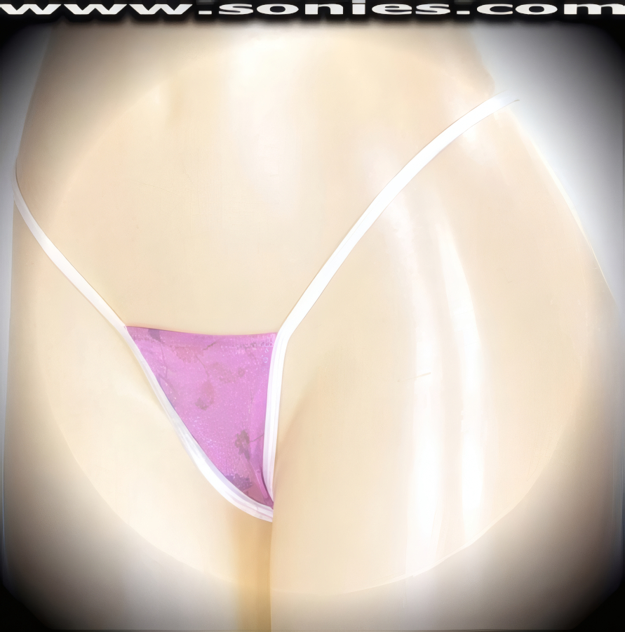 Unequaled Korbel foil amethyst floral stretch Lycra center stage micro dance wear bottom with lined crotch and thong back detail finish (15% Lycra, 85% Nylon exclusive of trim. Hand wash cold and drip dry, no bleach). It pairs beautifully with any number of risqu� tops. May be worn with stiletto heel shoes or boots to create a phenomenal look. This style is perfect for stage, bedroom performance, life style events, pride week, monthly play parties, fetish events, adult alternative lifestyle gatherings, bachelor parties, club wear, nightclubs, dance clubs and gentleman's clubs.   Style: MTHONG29