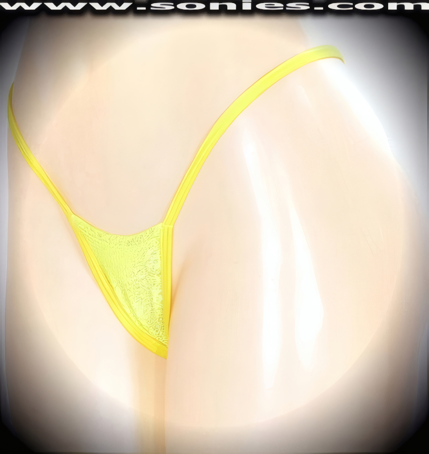 Innocently provocative in this Coraz�n stretch glimmer silver foil Lycra center stage micro dance wear bottom with lined crotch and thong back detail finish (15% Lycra, 85% Nylon exclusive of trim. Hand wash cold and drip dry, no bleach). It pairs beautifully with any number of risqu� tops. May be worn with stiletto heel shoes or boots to create a phenomenal look. This style is perfect for stage, bedroom performance, life style events, pride week, monthly play parties, fetish events, adult alternative lifestyle gatherings, bachelor parties, club wear, nightclubs, dance clubs and gentleman's clubs.   Style: MTHONG54
