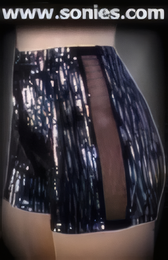 Fabulous Lycra Hot Pant with Mesh Sides.   STYLE: SC-14F