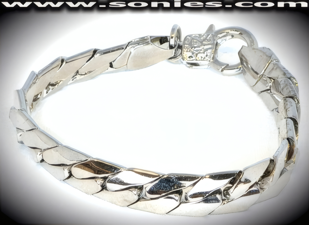 Intricate and Bold Braid Anodized Silver Bracelet. Fits Wrists up to 7� Inches.   STYLE: SJ-08A