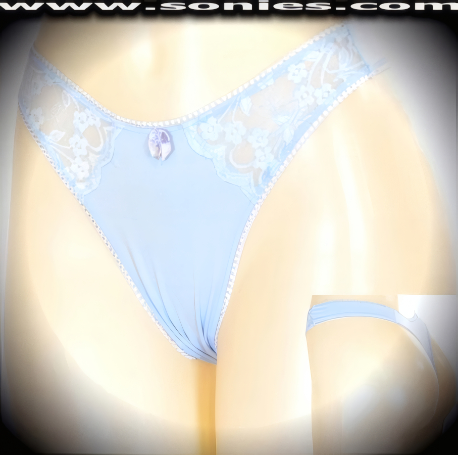 Just one glimpse will say it all in this lusty Beaujeu sheer floral lace with opaque stretch Lycra dance wear bottom. Exquisite bordered lace with cotton lined crotch and thong back, plus satin bow appliqu� front detail finish (10% Lycra, 90% Nylon. Wash delicate and hang dry). It pairs beautifully with any number of risqu� tops. May be worn with stiletto heel shoes or boots to create a phenomenal look. This style is perfect for stage, bedroom performance, life style events, pride week, monthly play parties, fetish events, adult alternative lifestyle gatherings, bachelor parties and gentleman's clubs.   Style: YQ677B